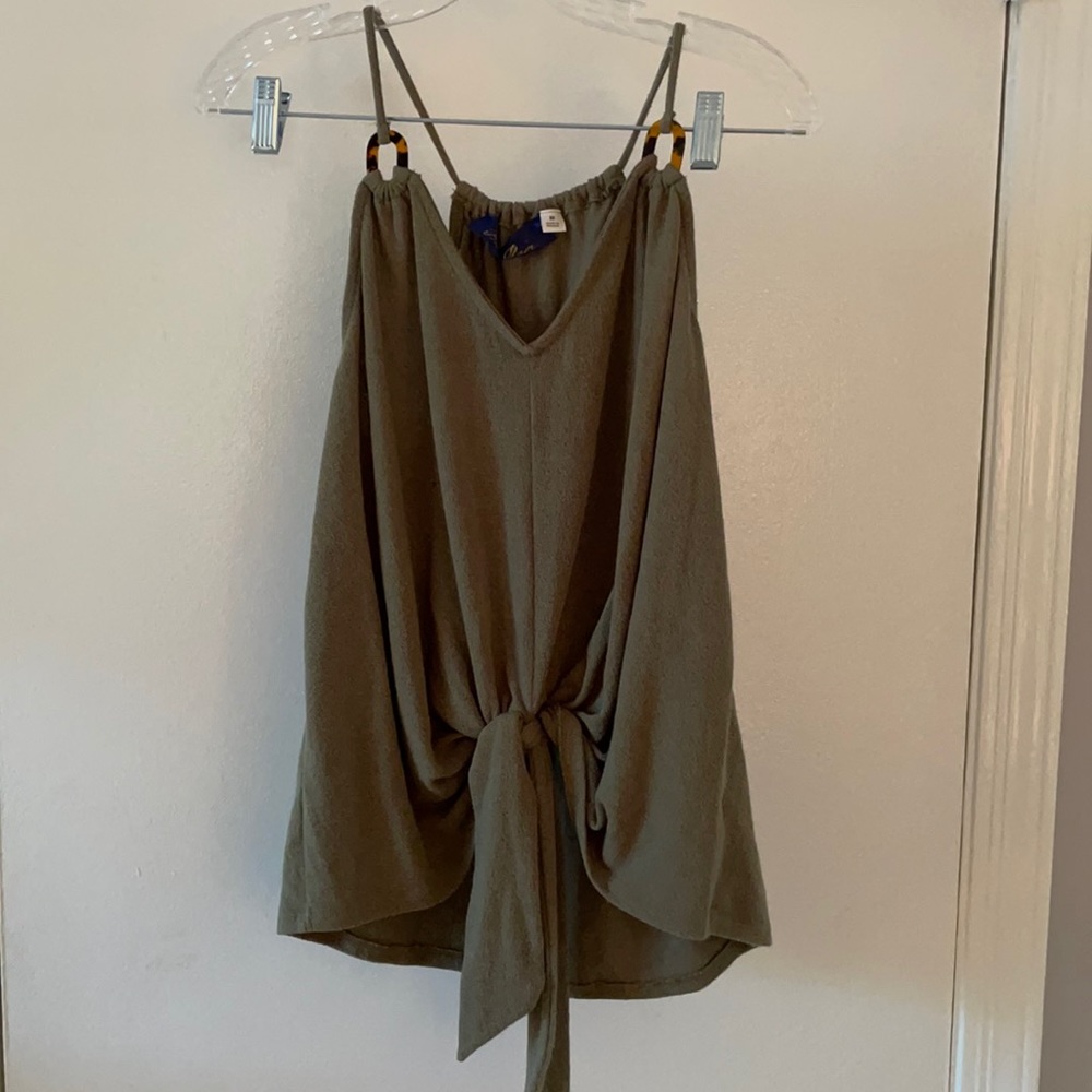 Green Tank Sweater